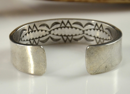 Navajo Silver Bracelet - Darin Bill