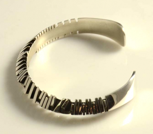 Isaiah Ortiz Handmade Silver Bracelet