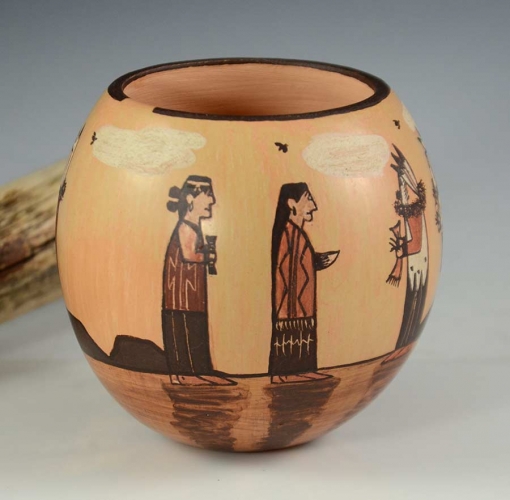 Ida Sahmie Yei Pottery Hopi Navajo