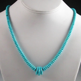 Piki Wadsworth Turquoise Bead Necklace