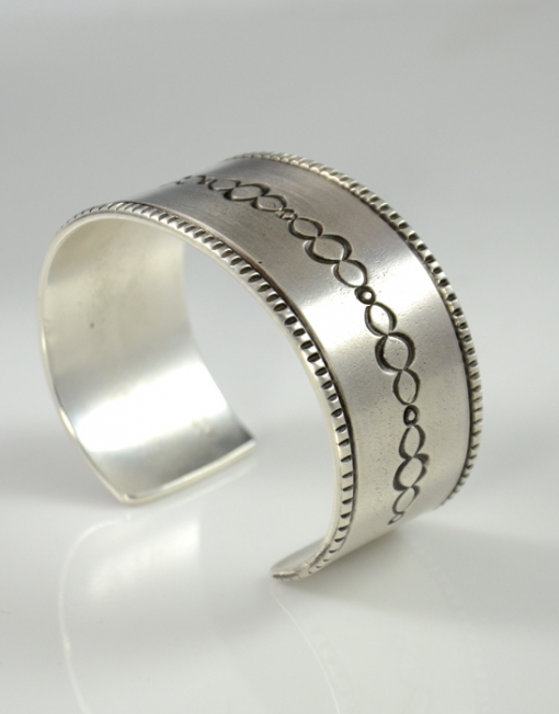 Silver Bracelet by Darryl Begay