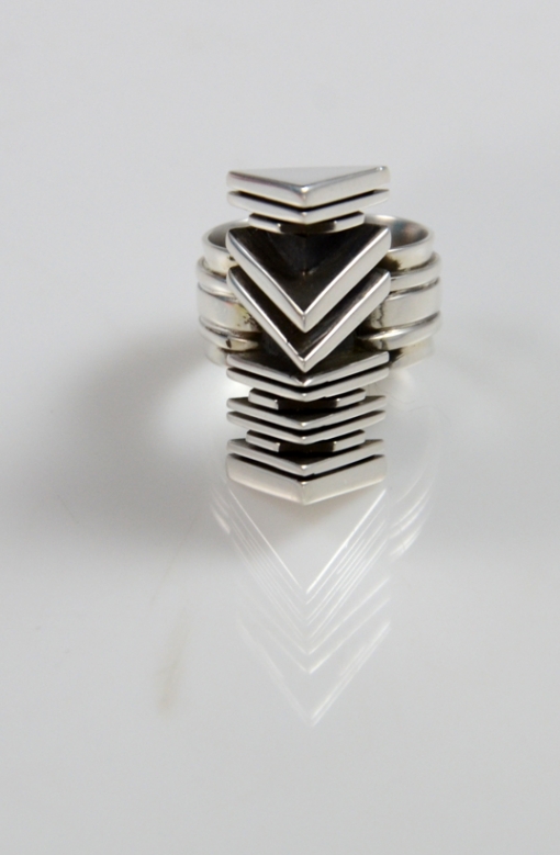 Silver Ring by Isaiah Ortiz, Sedona Indian Jewelry