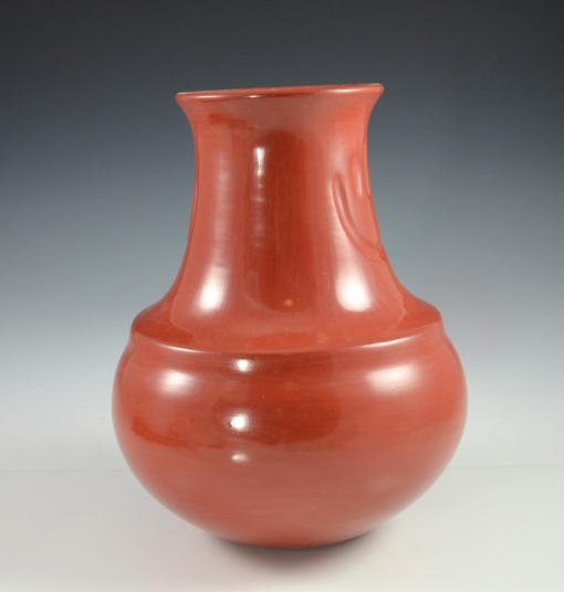 Santa Clara Red Bearpaw Vase by Tina Garcia
