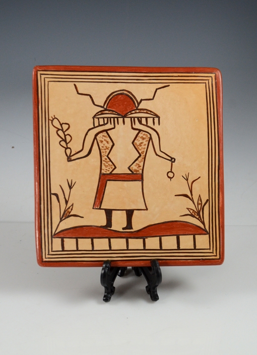 Hopi Pottery Tile by Rachel Sahmie Nampeyo