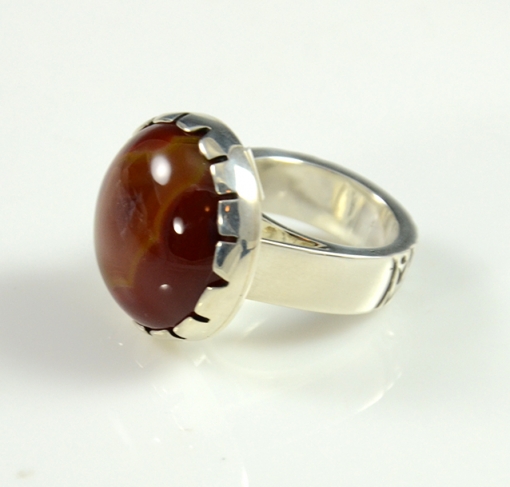 Silver Ring by Jared Chavez Sedona Indian Jewelry