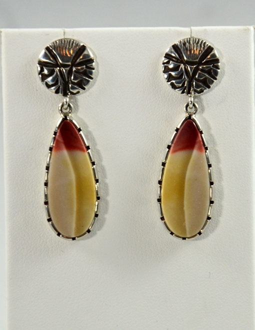Silver Earrings by Jared Chavez Sedona Indian Jewelry
