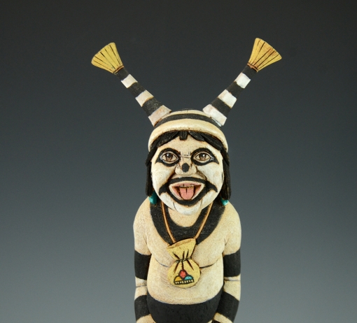 Koshare Kachina by Richard Gorman, Flagstaff Native American, Sedona Indian Art