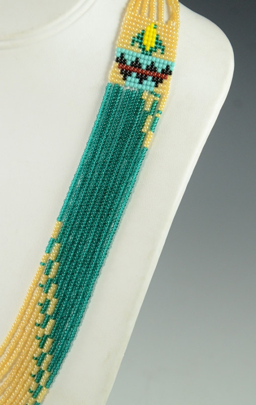 Navajo Beaded Necklace by Rena Charles