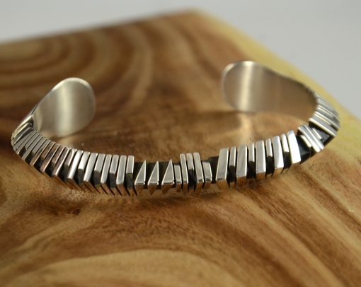 Handmade Silver Bracelet by Isaiah Ortiz