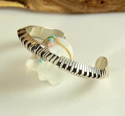 Handmade Silver Bracelet by Isaiah Ortiz