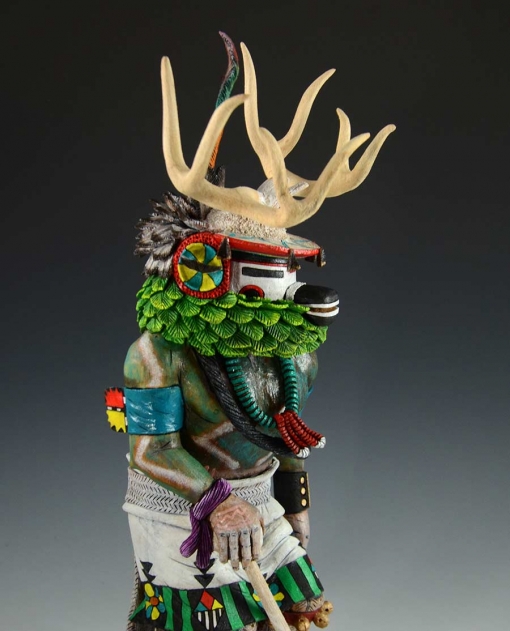 Deer Dancer Kachina by Hopi Artist, David Jensen