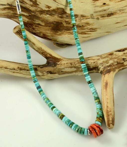 Hopi Turquoise Necklace by Piki Wadsworth