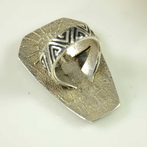 Multi Stone Cobble Inlay Ring by Steve LaRance - Hoel's Indian Shop