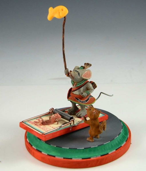 Mouse Warrior Kachina by Ted Pavatea, Hopi Kachina