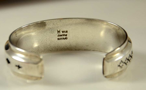 Herbert Taylor Silver Inlaid Bracelet