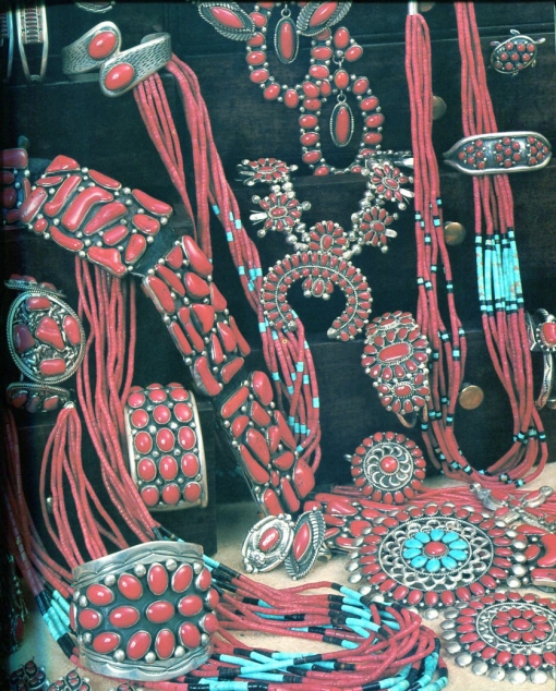 Zuni Coral Jewelry