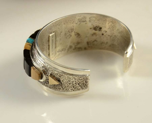 Edison Cummings Navajo Inlaid Bracelet