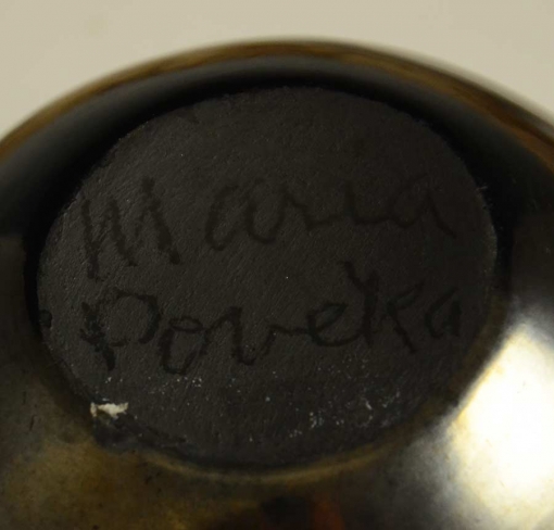 Maria Martinez Black Bowl San Ildefonso Pottery