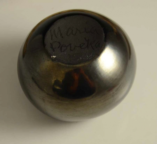 Maria Martinez Black Bowl San Ildefonso Pottery