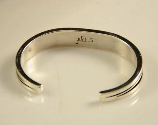 Albert Nells Narrow Inlay Navajo Bracelet