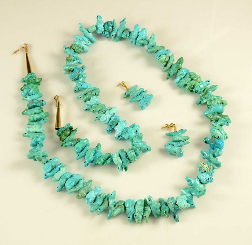 Pete and Dinah Gasper Fetish Necklace Zuni