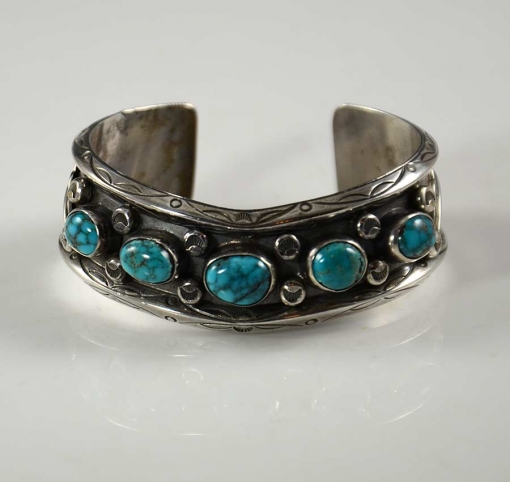 Lone Mountain Turquoise Bracelet Carl Luthey