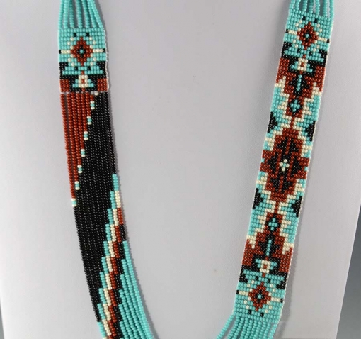 Rena Charles Navajo Beaded Necklace