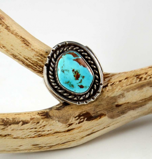 Navajo Silver Royston Turquoise Ring