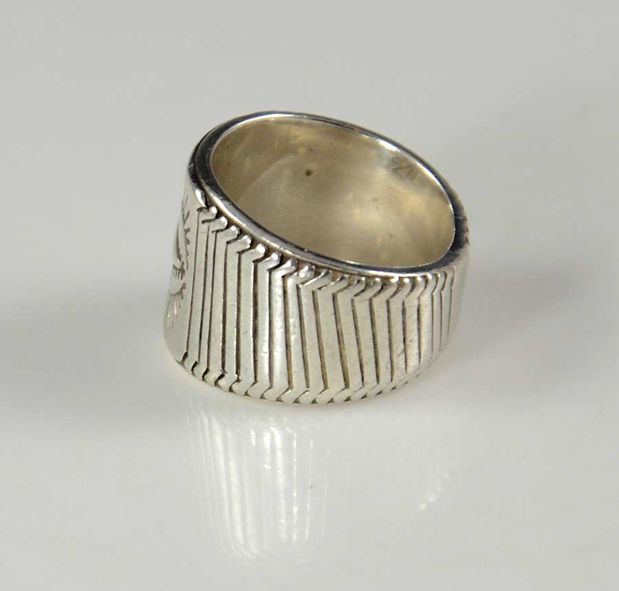 Gibson Nez Navajo Silver Ring | Native American Silver Jewelry