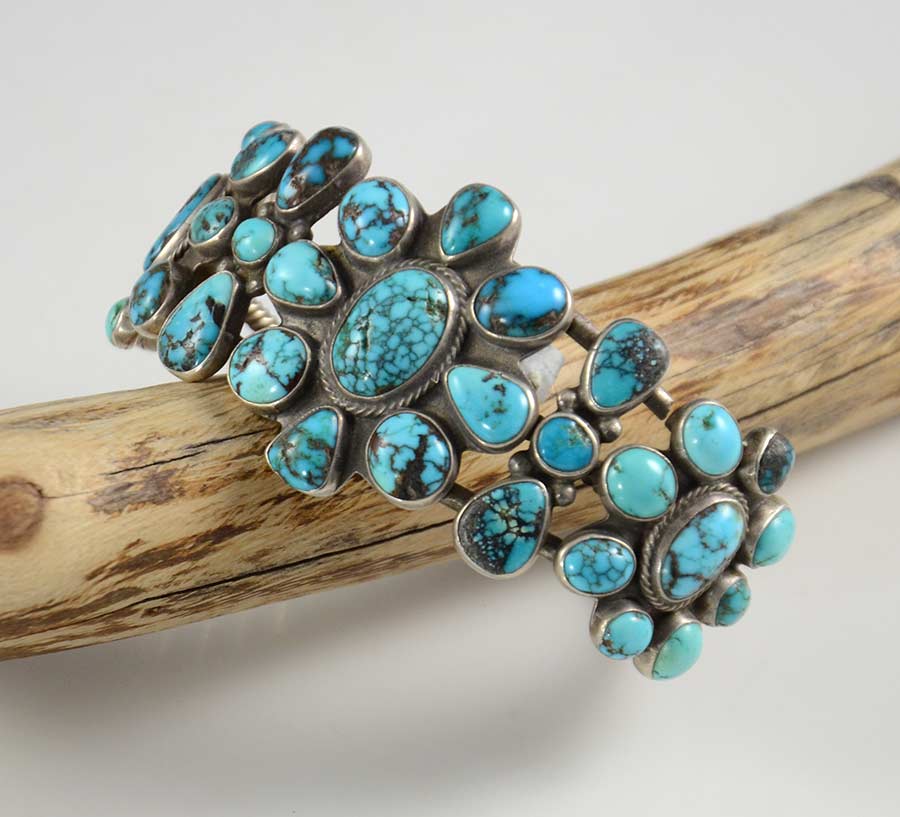 Vintage Turquoise Inlay Bracelet