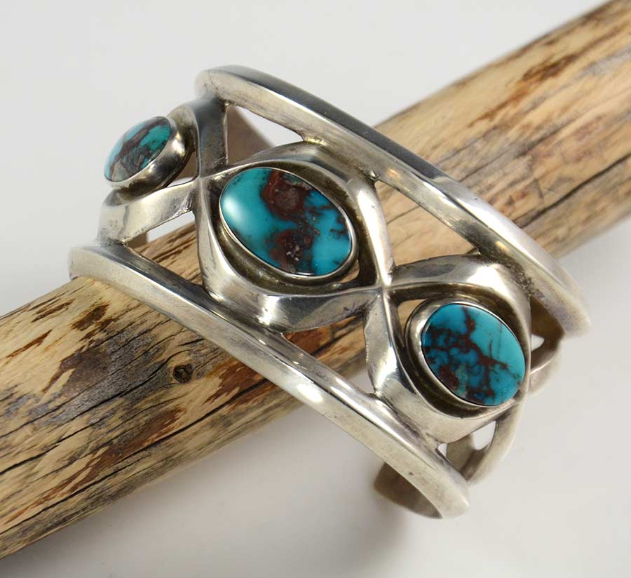 Navajo Bracelet-Bisbee Turquoise