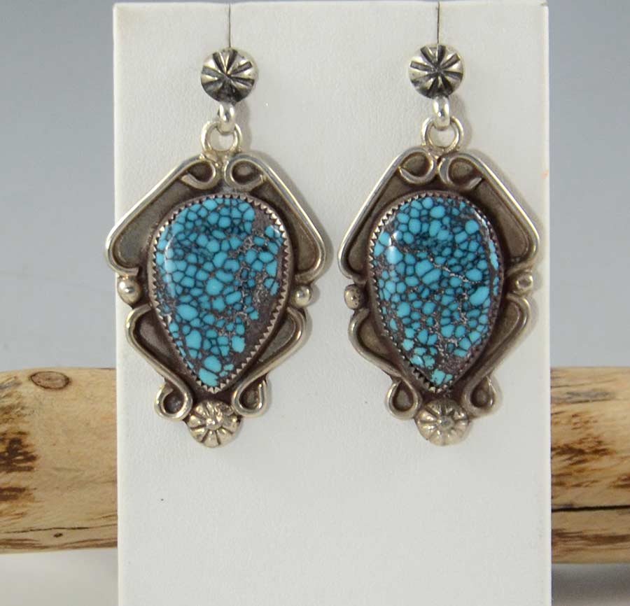 Doug Nava Silver Turquoise Earrings | Turquoise Earrings
