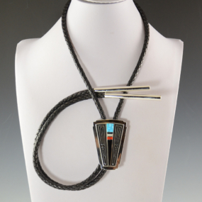 Albert Nells Silver Bolo Tie